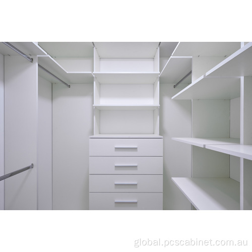 Open Cloakroom Customization Wooden Bedroom Open Wardrobe Manufactory